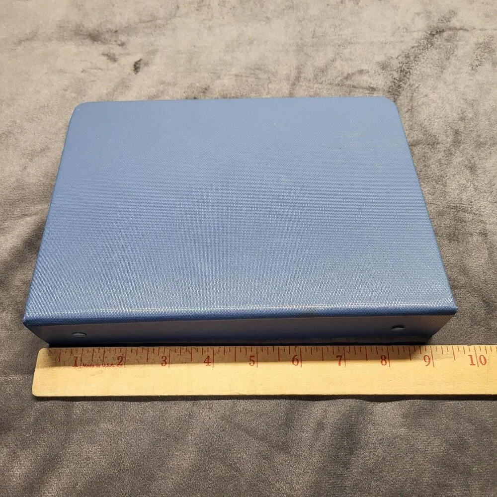 Vintage Wilson Jones 310-10ft Telephone & Address Book Analog 3 ring